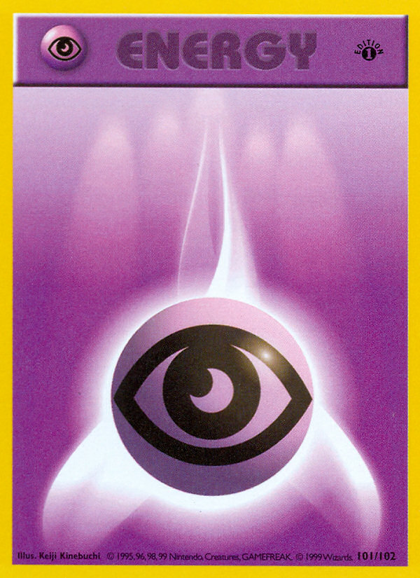 Psychic Energy (101/102) (Shadowless) [Base Set 1st Edition] | Gam3 Escape