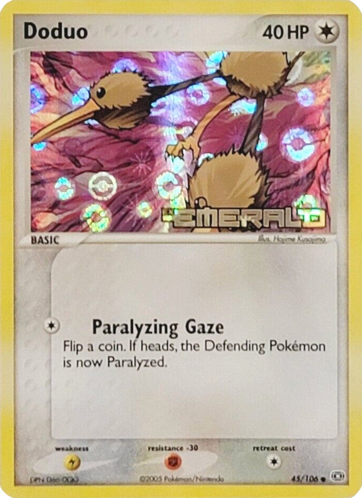 Doduo (45/106) (Stamped) [EX: Emerald] | Gam3 Escape