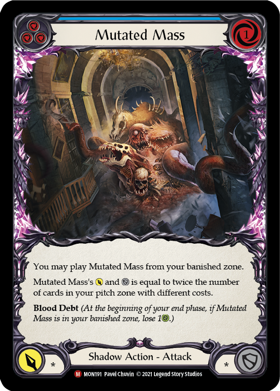 Mutated Mass (Rainbow Foil) [MON191-RF] 1st Edition Rainbow Foil | Gam3 Escape