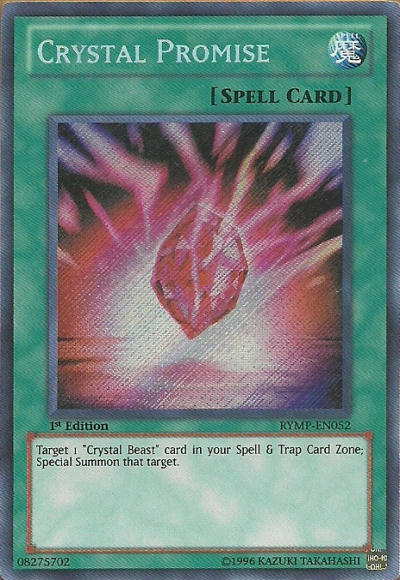 Crystal Promise [RYMP-EN052] Secret Rare | Gam3 Escape