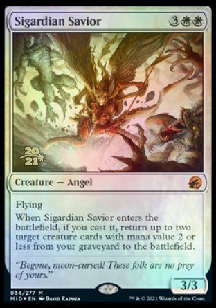 Sigardian Savior [Innistrad: Midnight Hunt Prerelease Promos] | Gam3 Escape