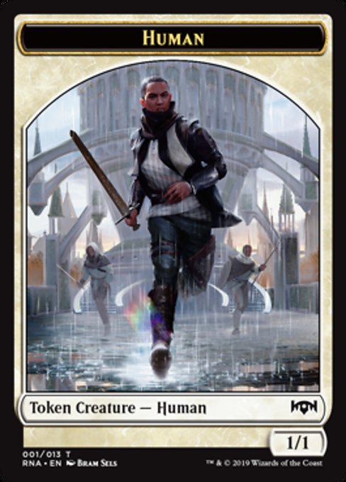 Human [Ravnica Allegiance Tokens] | Gam3 Escape