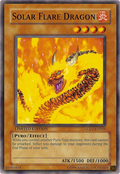 Solar Flare Dragon [GLD1-EN019] Common | Gam3 Escape