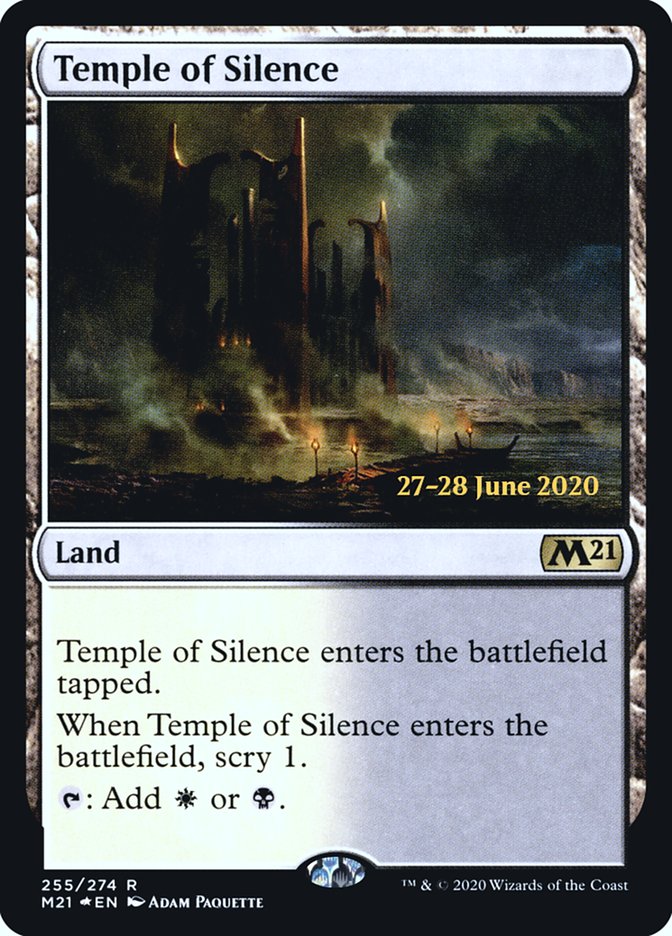Temple of Silence  [Core Set 2021 Prerelease Promos] | Gam3 Escape