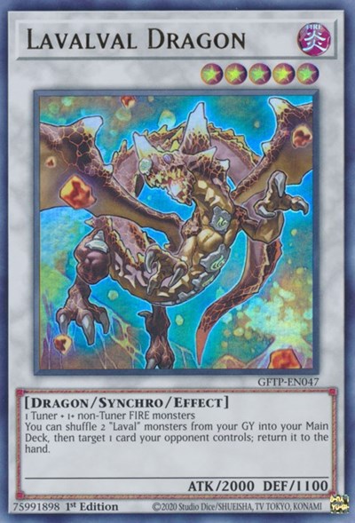 Lavalval Dragon [GFTP-EN047] Ultra rare | Gam3 Escape