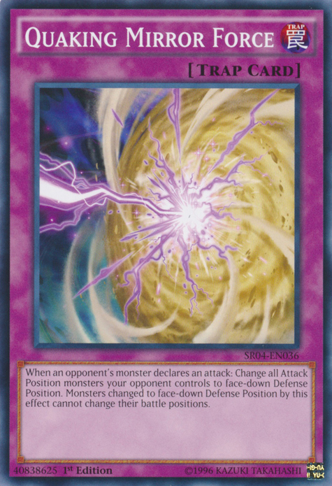 Quaking Mirror Force [SR04-EN036] Common | Gam3 Escape