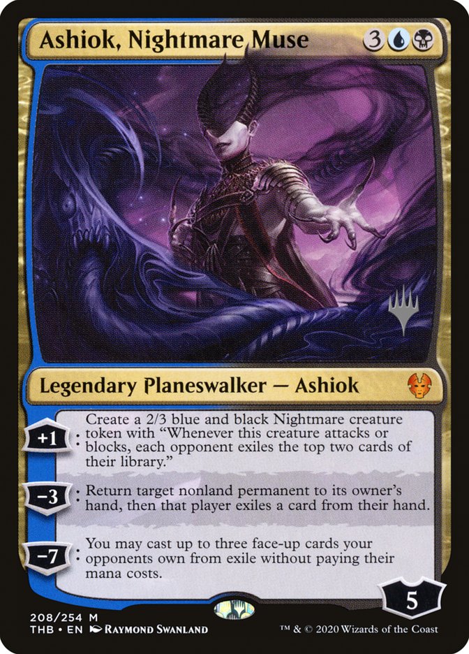 Ashiok, Nightmare Muse (Promo Pack) [Theros Beyond Death Promos] | Gam3 Escape