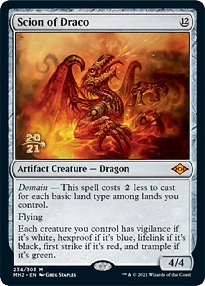 Scion of Draco [Modern Horizons 2 Prerelease Promos] | Gam3 Escape