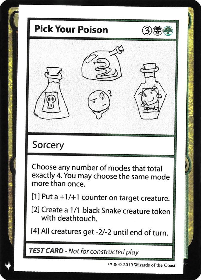 Pick Your Poison [Mystery Booster Playtest Cards] | Gam3 Escape
