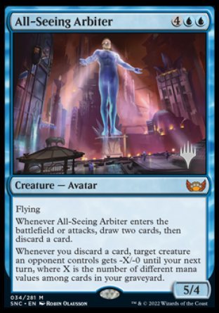 All-Seeing Arbiter (Promo Pack) [Streets of New Capenna Promos] | Gam3 Escape