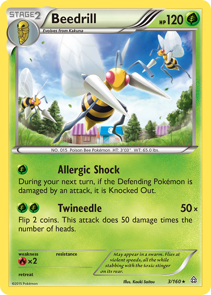 Beedrill (3/160) [XY: Primal Clash] | Gam3 Escape