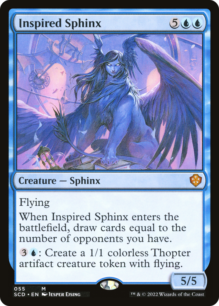 Inspired Sphinx [Starter Commander Decks] | Gam3 Escape