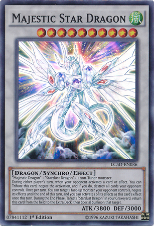 Majestic Star Dragon [LC5D-EN036] Super Rare | Gam3 Escape