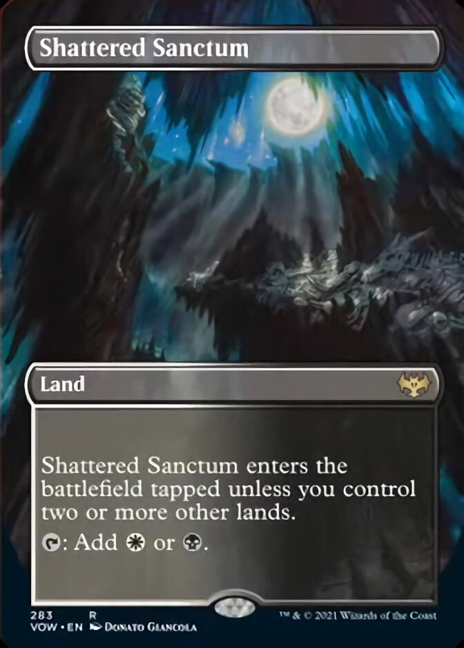 Shattered Sanctum (Borderless) [Innistrad: Crimson Vow] | Gam3 Escape