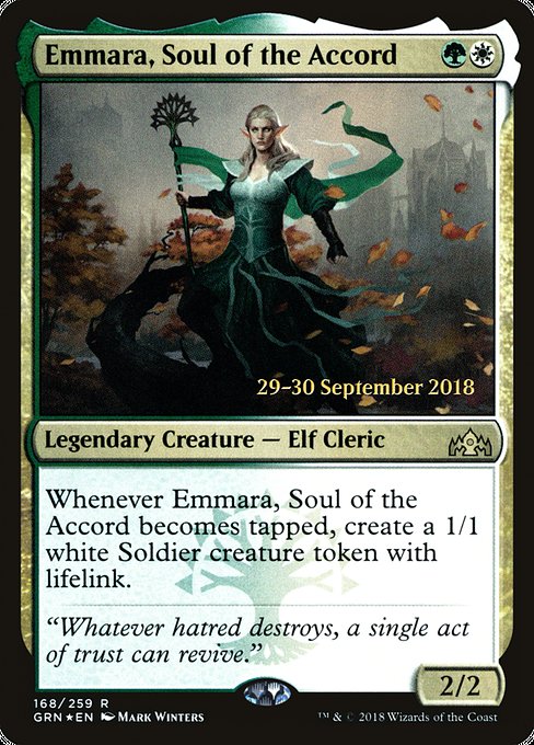 Emmara, Soul of the Accord [Guilds of Ravnica Promos] | Gam3 Escape