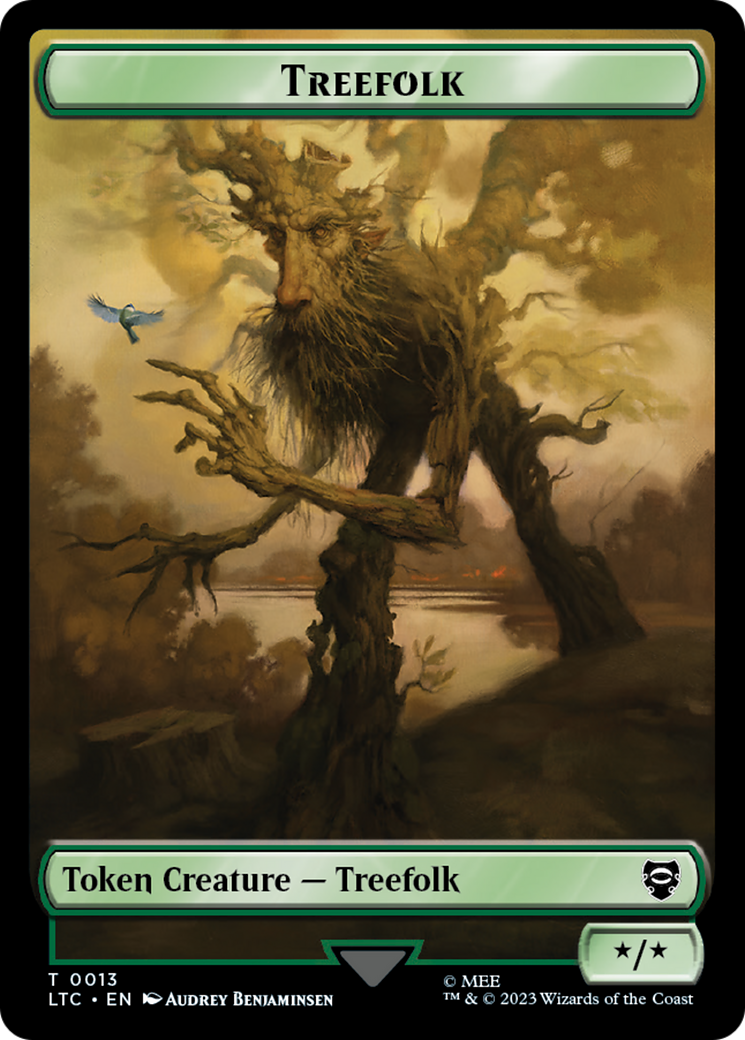 Treefolk // Food Token [The Lord of the Rings: Tales of Middle-Earth Commander Tokens] | Gam3 Escape