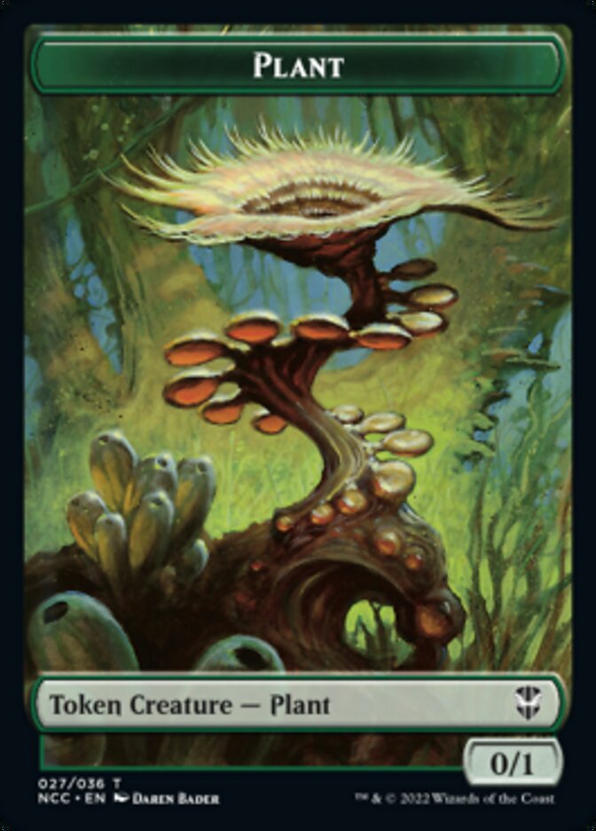 Plant // Treasure (015) Double-sided Token [Streets of New Capenna Commander Tokens] | Gam3 Escape