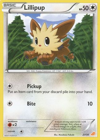 Lillipup (27/30) [Black & White: Trainer Kit - Excadrill] | Gam3 Escape