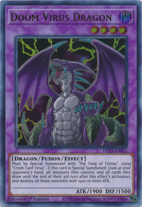 Doom Virus Dragon [DLCS-EN055] Ultra Rare | Gam3 Escape