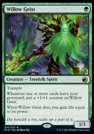 Willow Geist (Promo Pack) [Innistrad: Midnight Hunt Promos] | Gam3 Escape