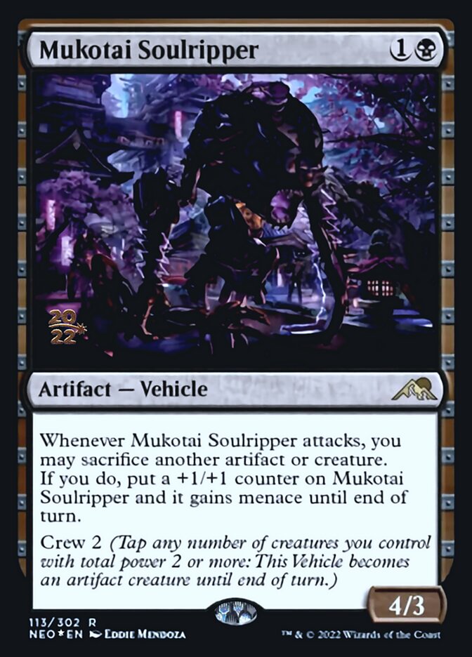 Mukotai Soulripper [Kamigawa: Neon Dynasty Prerelease Promos] | Gam3 Escape