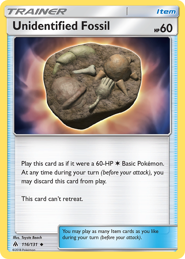 Unidentified Fossil (116/131) [Sun & Moon: Forbidden Light] | Gam3 Escape