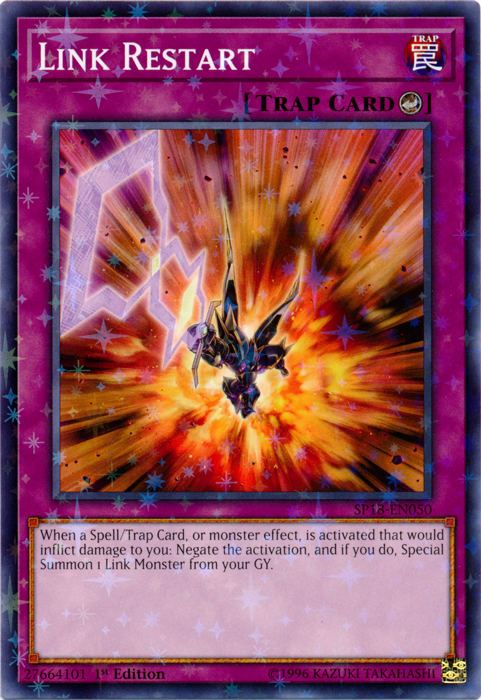 Link Restart (Starfoil) [SP18-EN050] Starfoil Rare | Gam3 Escape