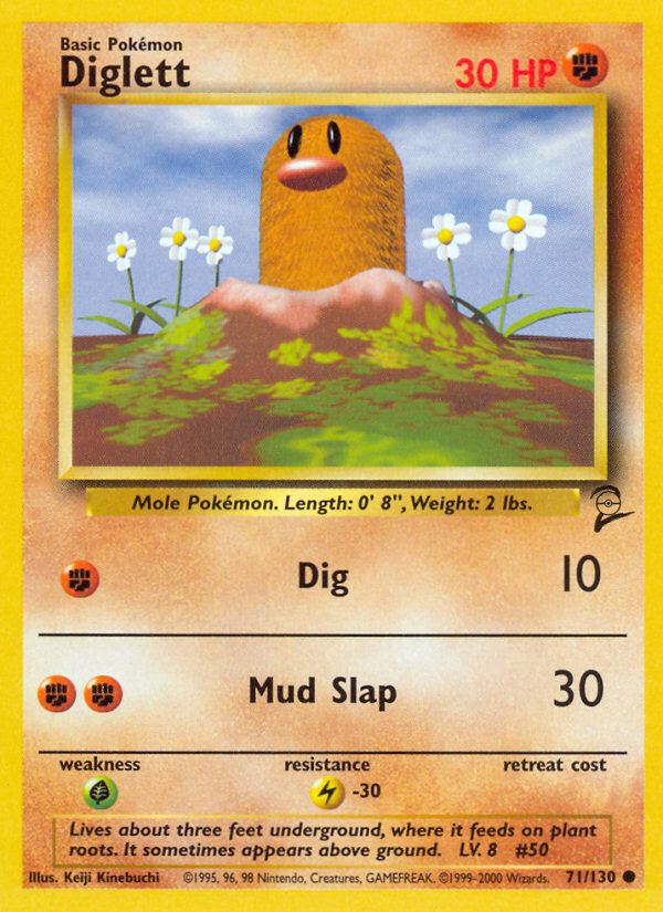 Diglett (71/130) [Base Set 2] | Gam3 Escape