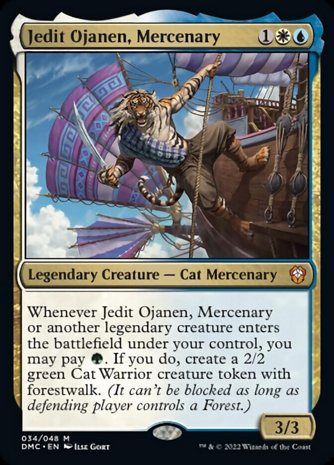 Jedit Ojanen, Mercenary [Dominaria United Commander] | Gam3 Escape