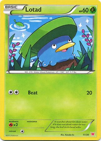 Lotad (11/30) [XY: Trainer Kit 2 - Latias] | Gam3 Escape