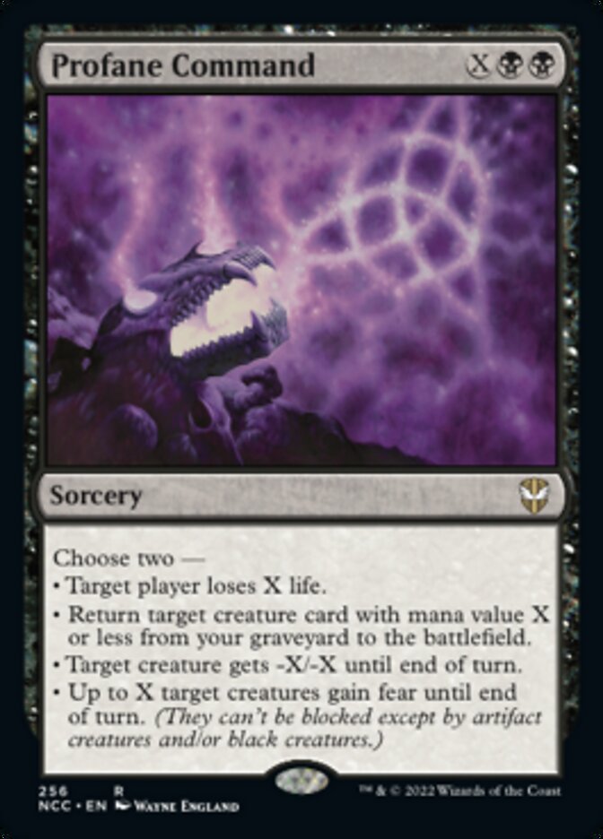 Profane Command [Streets of New Capenna Commander] | Gam3 Escape