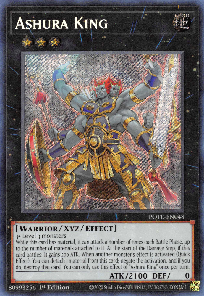 Ashura King [POTE-EN048] Secret Rare | Gam3 Escape