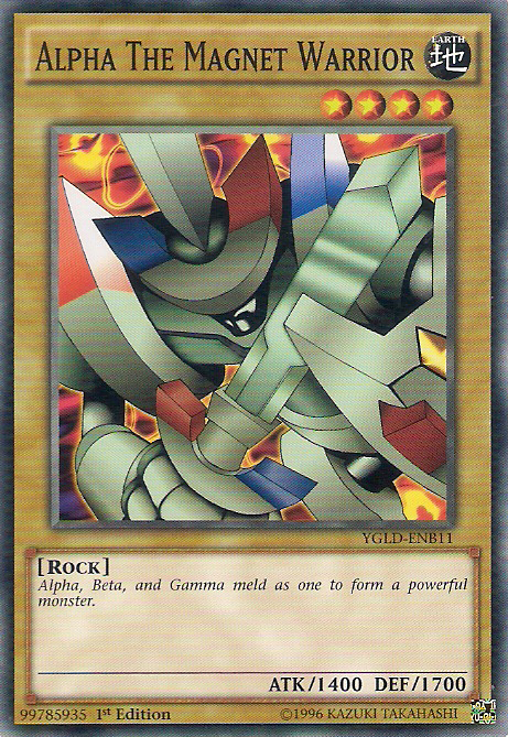 Alpha The Magnet Warrior (B) [YGLD-ENB11] Common | Gam3 Escape