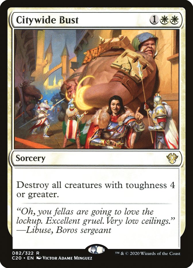 Citywide Bust [Commander 2020] | Gam3 Escape