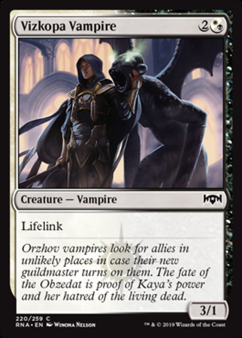 Vizkopa Vampire [Ravnica Allegiance] | Gam3 Escape