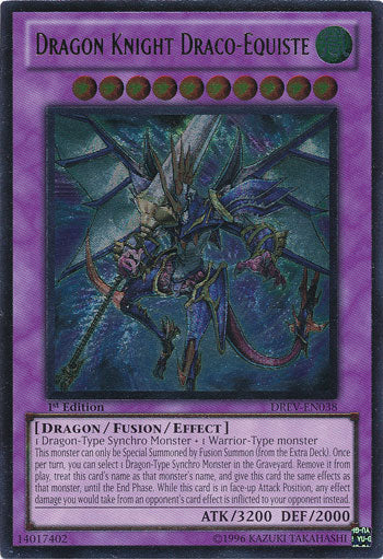 Dragon Knight Draco-Equiste (UTR) [DREV-EN038] Ultimate Rare | Gam3 Escape