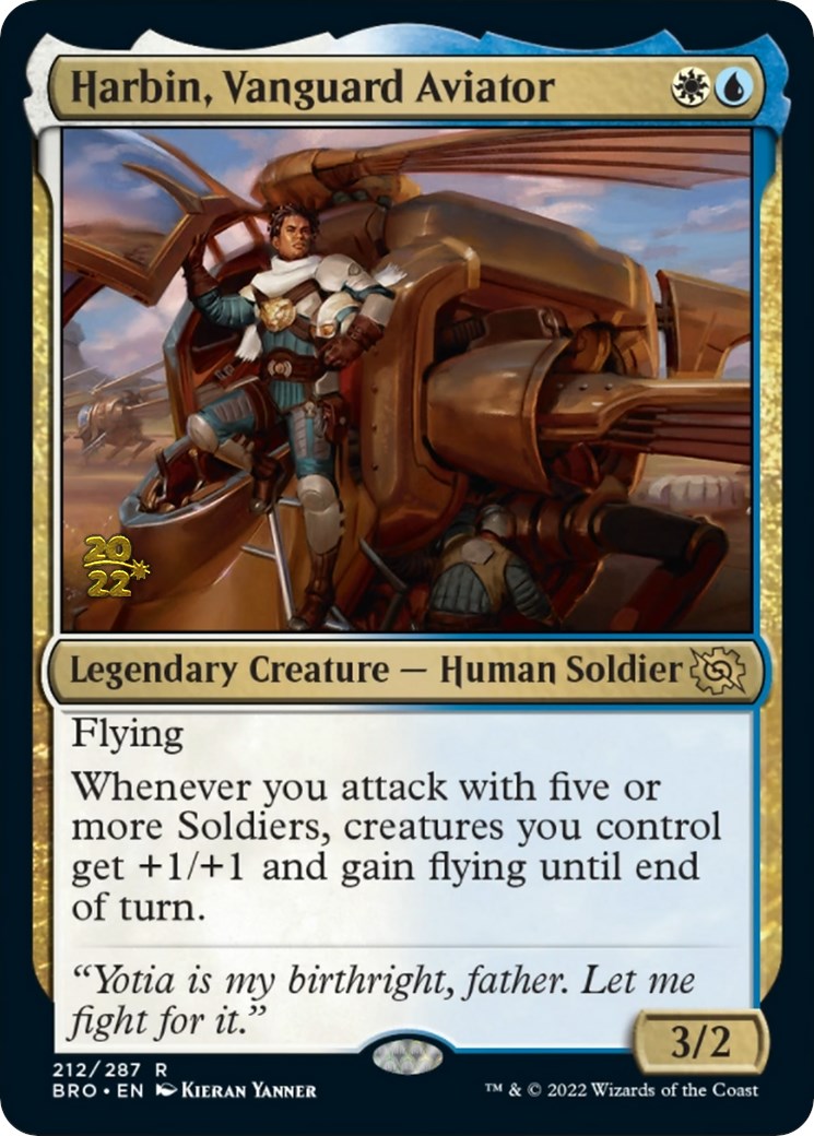 Harbin, Vanguard Aviator [The Brothers' War: Prerelease Promos] | Gam3 Escape