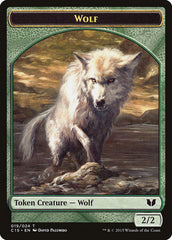 Wolf // Zombie Double-Sided Token [Commander 2015 Tokens] | Gam3 Escape