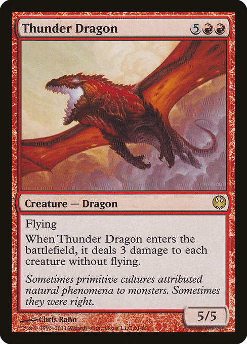 Thunder Dragon [Duel Decks: Knights vs. Dragons] | Gam3 Escape