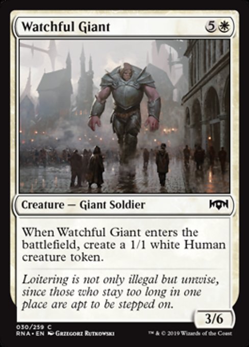 Watchful Giant [Ravnica Allegiance] | Gam3 Escape