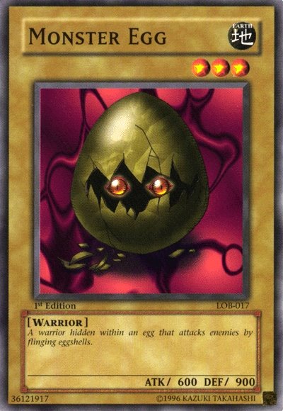 Monster Egg [LOB-017] Common | Gam3 Escape