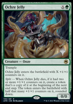 Ochre Jelly (Promo Pack) [Dungeons & Dragons: Adventures in the Forgotten Realms Promos] | Gam3 Escape