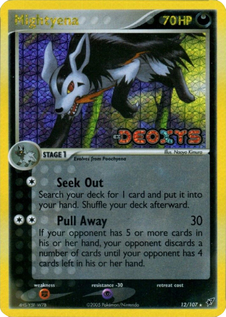 Mightyena (12/107) (Stamped) [EX: Deoxys] | Gam3 Escape