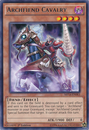 Archfiend Cavalry [MP14-EN083] Rare | Gam3 Escape