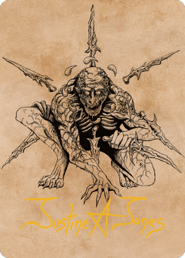Bhaal, Lord of Murder Art Card (Gold-Stamped Signature) [Commander Legends: Battle for Baldur's Gate Art Series] | Gam3 Escape