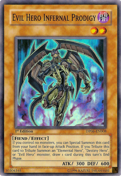 Evil Hero Infernal Prodigy [DP06-EN008] Super Rare | Gam3 Escape