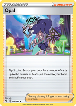 Opal (158/185) [Sword & Shield: Vivid Voltage] | Gam3 Escape