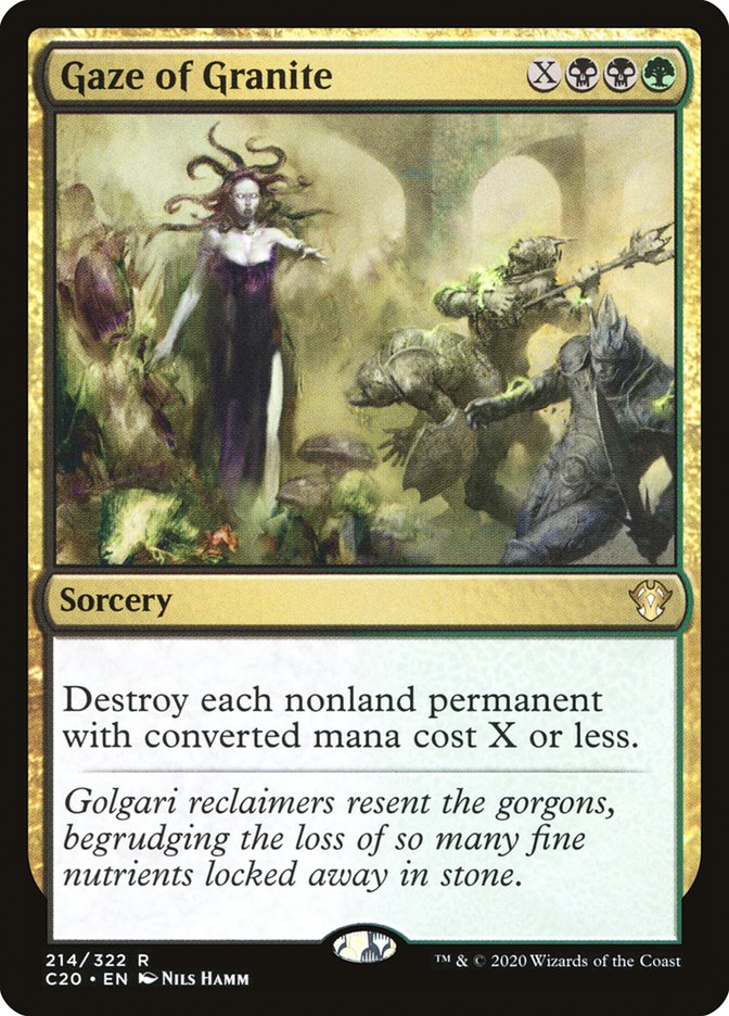 Gaze of Granite [Commander 2020] | Gam3 Escape
