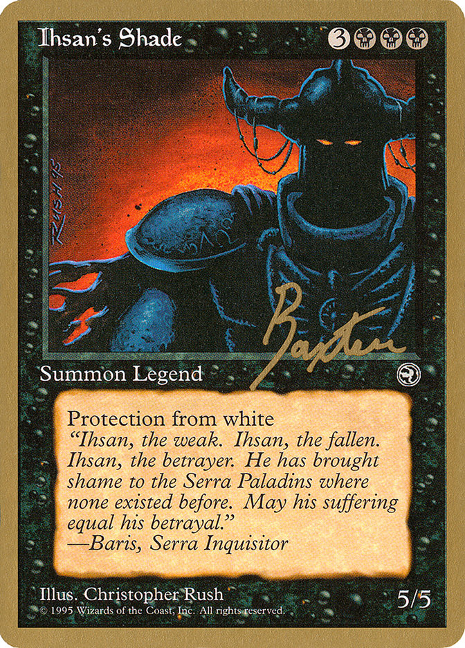 Ihsan's Shade (George Baxter) [Pro Tour Collector Set] | Gam3 Escape