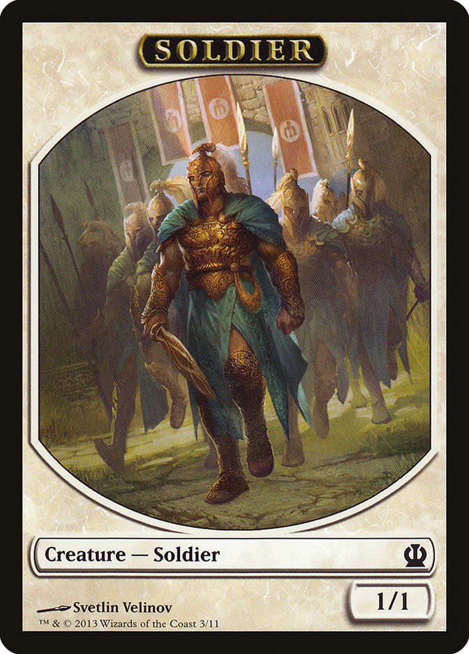 Soldier (3/11) [Theros Tokens] | Gam3 Escape